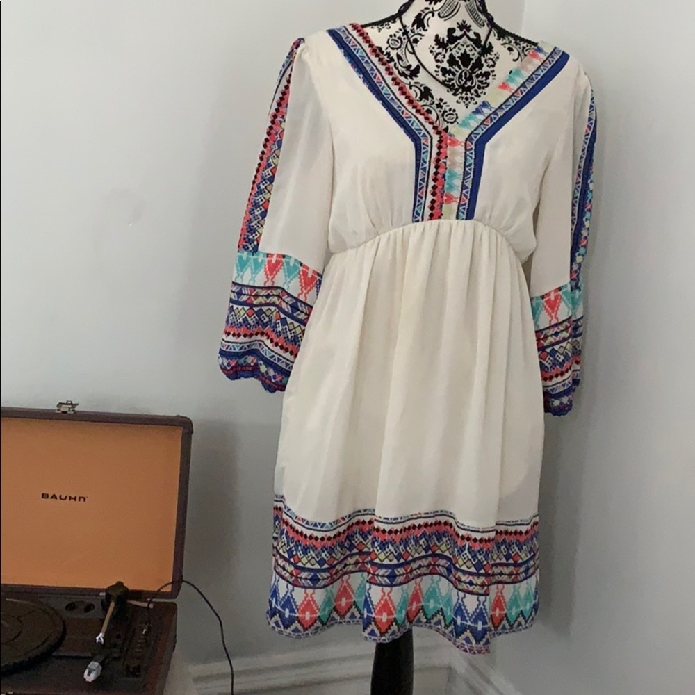 As U wish empire Boho  dress